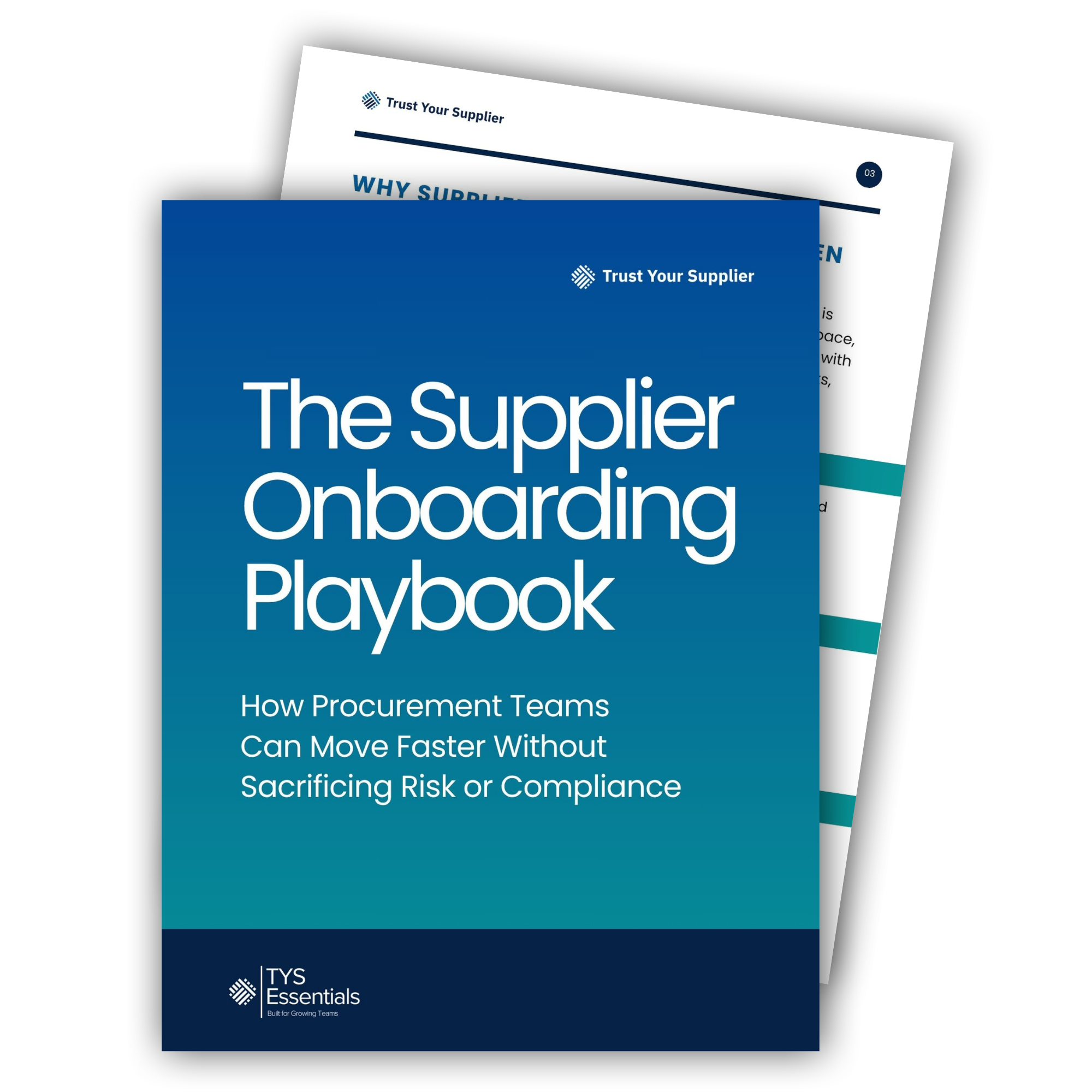 The supplier onboarding playbook. How procurement teams can move faster without sacrificing risk or compliance.