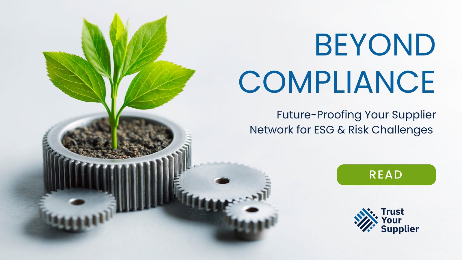 Future Proofing your supplier network for ESG and Risk Challenges with TYS