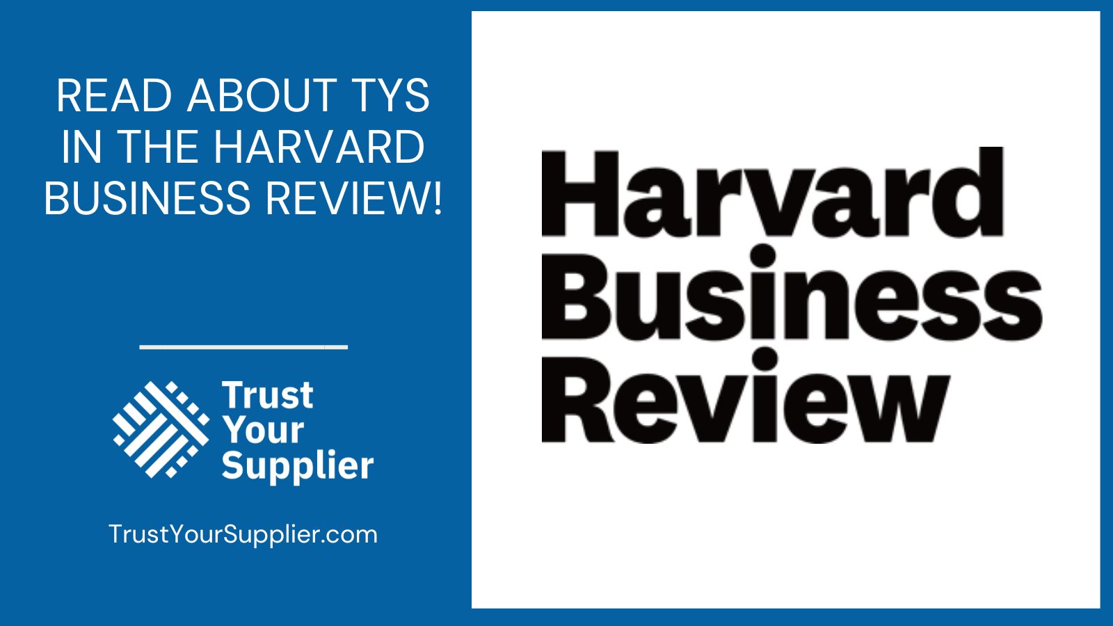Logo for TYS and Harvard Business Review