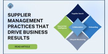 Good Supplier Management Practices That Drive Business Results