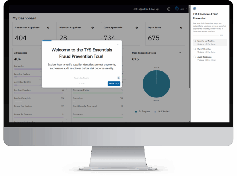 image of tour start for fraud prevention workflow.