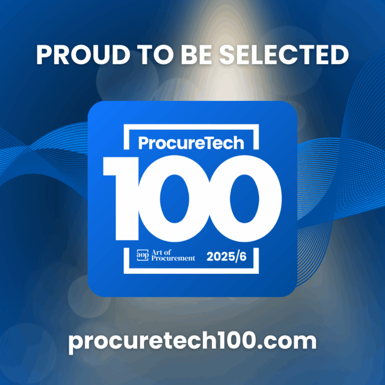 ProcureTech100 listing of the 100 top innovative Solutions Transforming Procurement