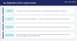 key stakeholders chart