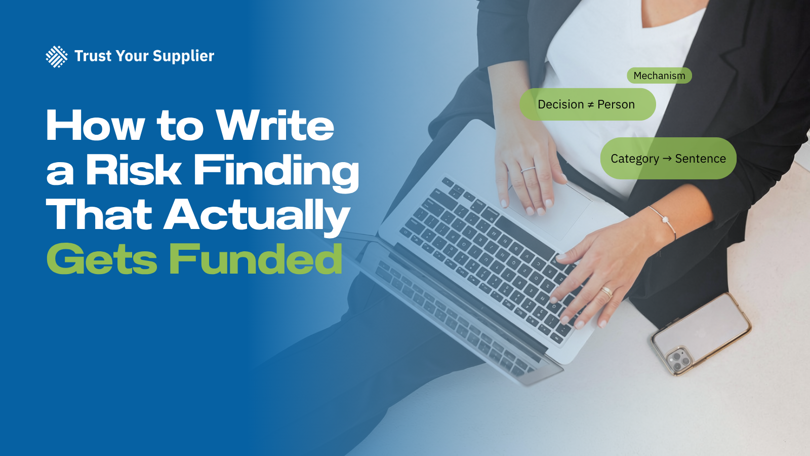 How to Write a Risk Finding That Gets Funded