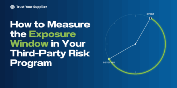 How to Measure the Exposure Window in Your Third-Party Risk Program