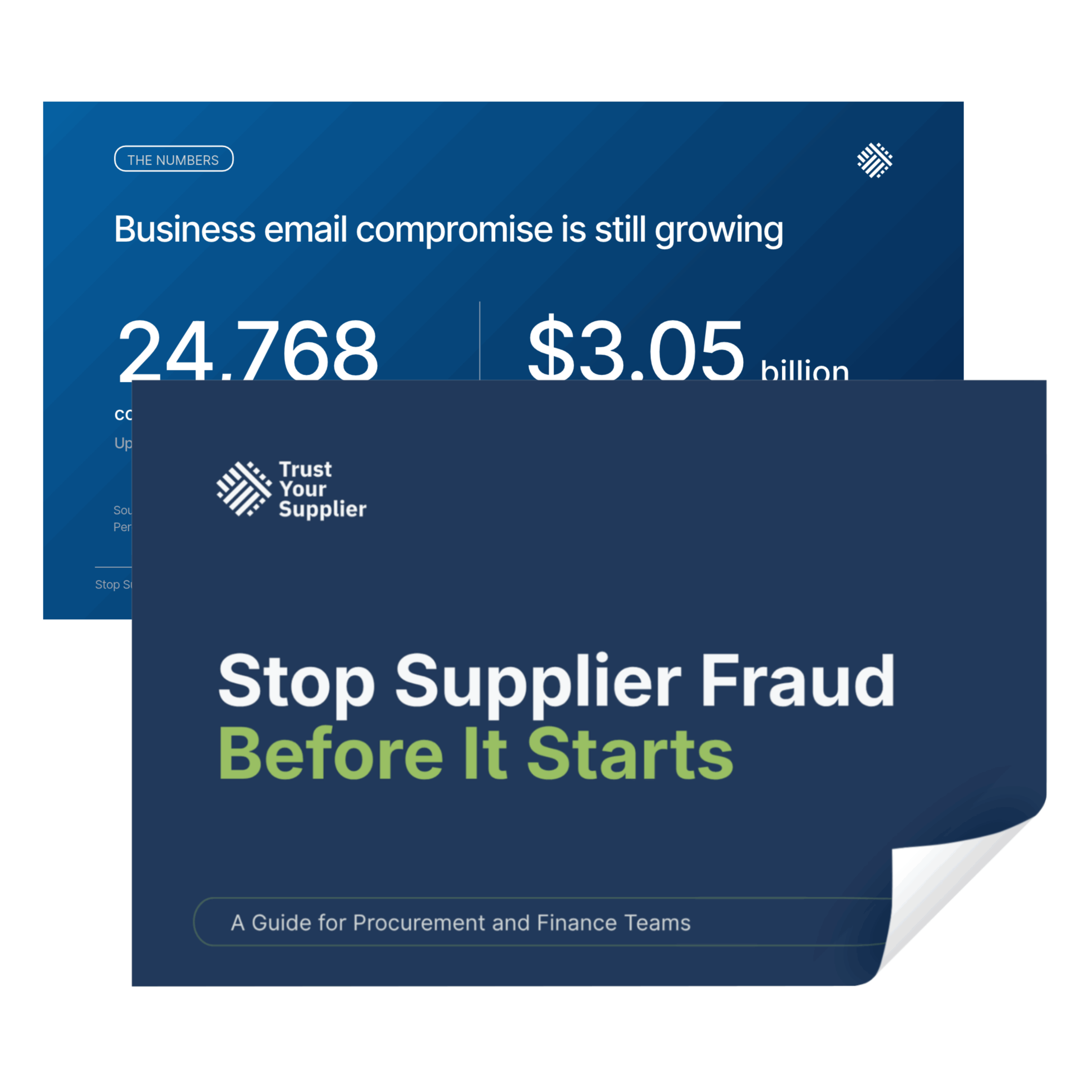 Cover of Stop Supplier Fraud Before It Starts, a guide for procurement and finance teams, from Trust Your Supplier